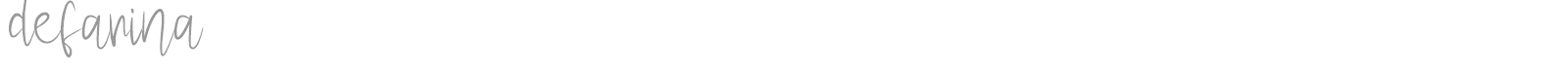 Defarina font preview